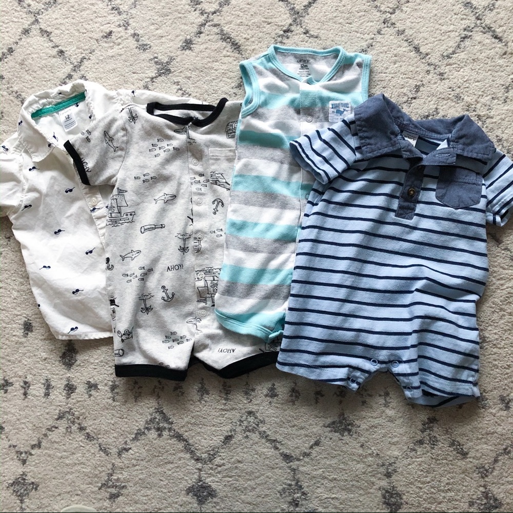 Boys Summer 12 month clothing group